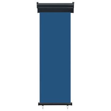 Balcony Side Awning 65x250 cm Blue | Privacy & Wind Protection