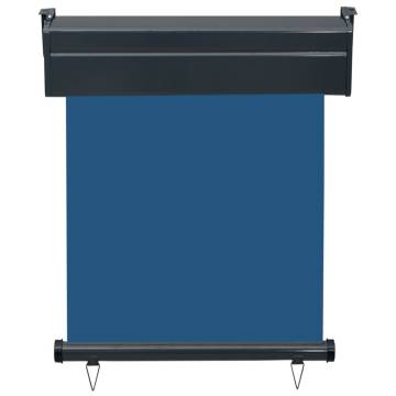 Balcony Side Awning 65x250 cm Blue | Privacy & Wind Protection