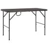 Folding Garden Table Brown 120x60x74 cm - Stylish & Durable