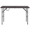 Folding Garden Table Brown 120x60x74 cm - Stylish & Durable