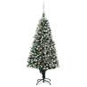 Artificial Pre-lit Christmas Tree with Ball Set&Pine Cones 240 cm Colour rose Size 240 x 130 cm Quantity in Package 1 Number of Branch Tips 