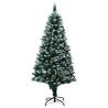 Artificial Pre-lit Christmas Tree with Ball Set & Pine Cones 240cm