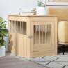 Dog Crate Furniture Sonoma Oak 64.5x80x71 cm Engineered Wood Colour sonoma oak Size 64.5 x 80 x 71 cm 