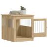 Stylish Dog Crate Furniture - Sonoma Oak | HipoMarket