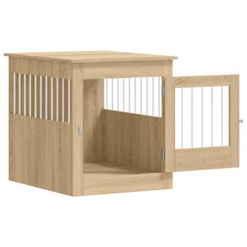 Stylish Dog Crate Furniture - Sonoma Oak | HipoMarket