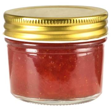 Glass Jam Jars with Gold Lids - 24 pcs 110 ml | HipoMarket