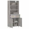 Highboard Grey Sonoma - Stylish Storage Solution | HipoMarket