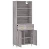 Highboard Grey Sonoma - Stylish Storage Solution | HipoMarket