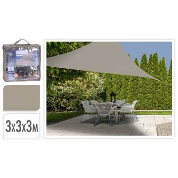 ProGarden Shade Cloth 3x3x3 m Sand Triangle | Hipomarket