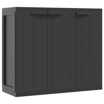 Outdoor Storage Cabinet Black 97x37x85 cm - Hipomarket