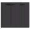 Outdoor Storage Cabinet Black 97x37x85 cm - Hipomarket