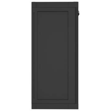 Outdoor Storage Cabinet Black 97x37x85 cm - Hipomarket