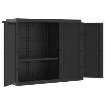 Outdoor Storage Cabinet Black 97x37x85 cm - Hipomarket