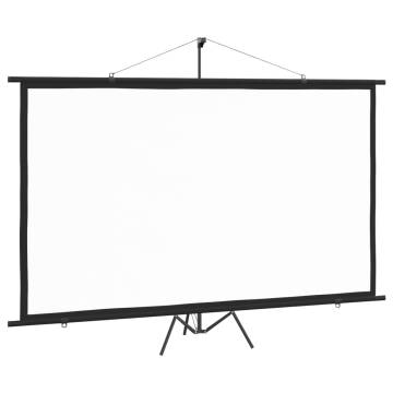 Projection Screen with Tripod 120" 16:9 - Durable & Portable