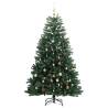 Artificial Hinged Christmas Tree 210 cm with 300 LEDs & Ball Set