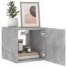 TV Wall Cabinet with LED Lights - Concrete Grey | HipoMarket