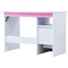 Children Drawing Study Desk - Tiltable Pink & White | HipoMarket