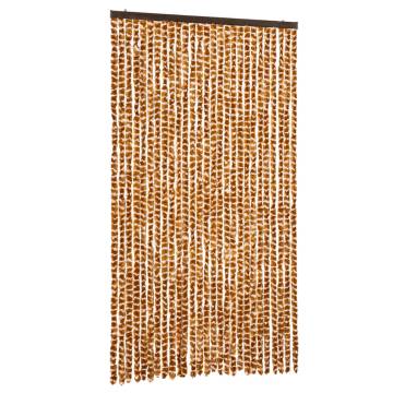 Fly Curtain Ochre & White 118x220 cm - Insect Protection