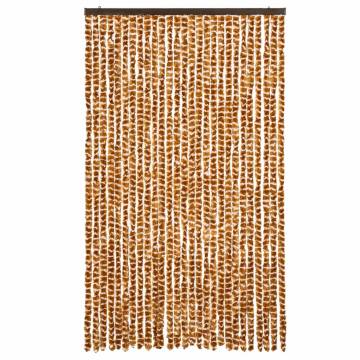 Fly Curtain Ochre & White 118x220 cm - Insect Protection