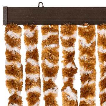 Fly Curtain Ochre & White 118x220 cm - Insect Protection