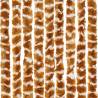 Fly Curtain Ochre & White 118x220 cm - Insect Protection