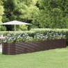 Garden Raised Bed Powder-coated Steel 507x100x68 cm Brown Colour brown Size 507 x 100 x 68 cm Quantity in Package 1 