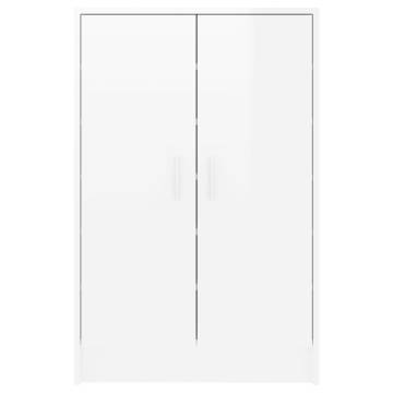 Shoe Cabinet High Gloss White | Stylish Storage Solution