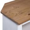 Console Table Mexican Pine Corona Range - White 80x43x78 cm