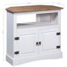 Console Table Mexican Pine Corona Range - White 80x43x78 cm