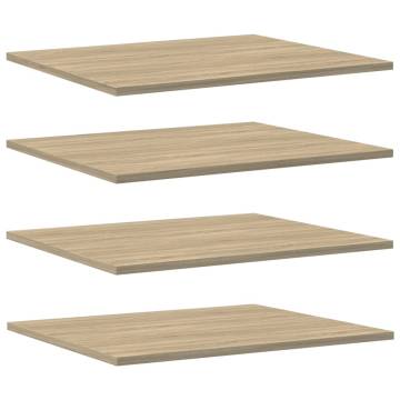 Bookshelf Boards 8 pcs Sonoma Oak | Engineered Wood - HipoMarket