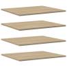 Bookshelf Boards 8 pcs Sonoma Oak | Engineered Wood - HipoMarket