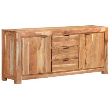 Solid Acacia Wood Sideboard - 175x40x75 cm | Hipo Market