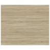 Bookshelf Boards 8 pcs Sonoma Oak | Engineered Wood - HipoMarket