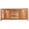 Solid Acacia Wood Sideboard - 175x40x75 cm | Hipo Market