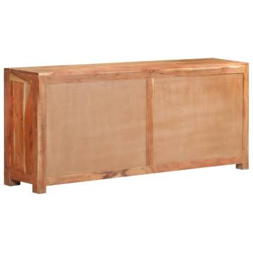 Solid Acacia Wood Sideboard - 175x40x75 cm | Hipo Market