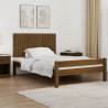 Wall Headboard Honey Brown 127.5x3x60 cm Solid Wood Pine Colour honey brown Size 127.5 x 60 cm Quantity in Package 1 