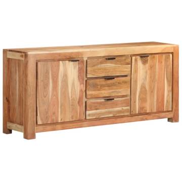 Solid Acacia Wood Sideboard - 175x40x75 cm | Hipo Market