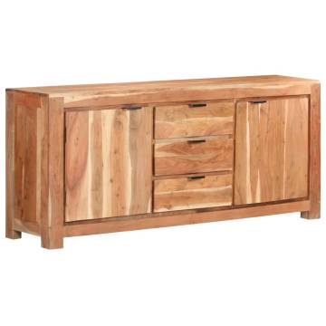 Solid Acacia Wood Sideboard - 175x40x75 cm | Hipo Market