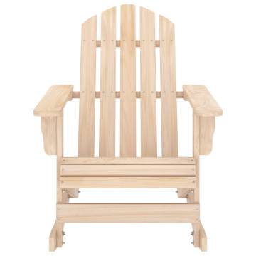 Garden Adirondack Rocking Chair - Solid Fir Wood | HipoMarket