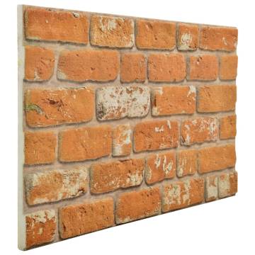 3D Light Brown Brick Wall Panels - 11 pcs EPS | Hipomarket UK