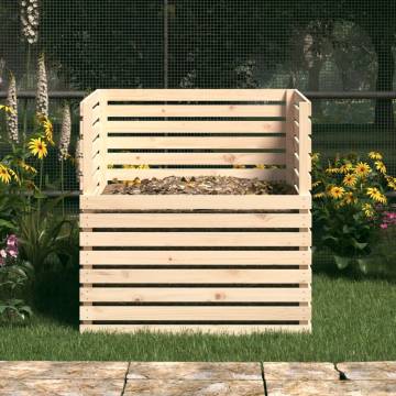 Composter 100x100x102 cm - Solid Wood Pine | HipoMarket