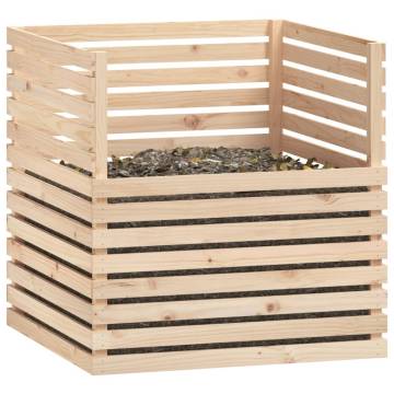 Composter 100x100x102 cm - Solid Wood Pine | HipoMarket