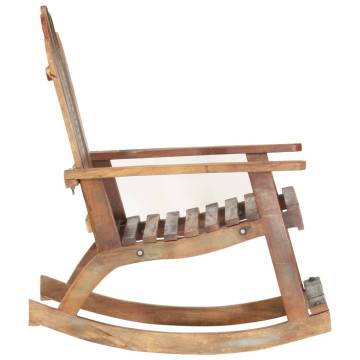 Garden Rocking Chair - Solid Reclaimed Wood | HipoMarket