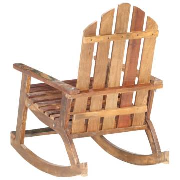 Garden Rocking Chair - Solid Reclaimed Wood | HipoMarket