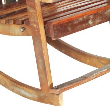 Garden Rocking Chair - Solid Reclaimed Wood | HipoMarket