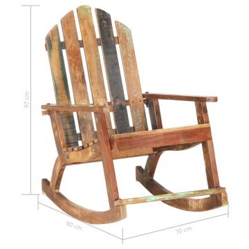 Garden Rocking Chair - Solid Reclaimed Wood | HipoMarket