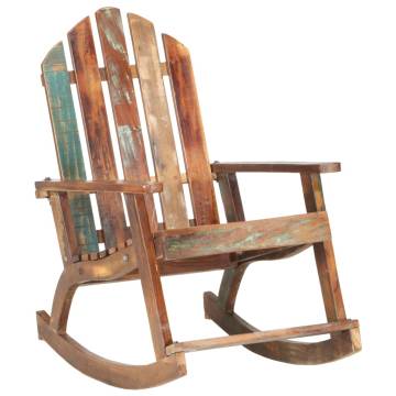 Garden Rocking Chair - Solid Reclaimed Wood | HipoMarket