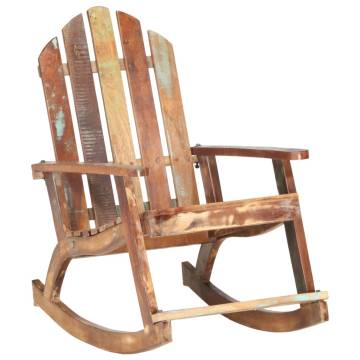 Garden Rocking Chair - Solid Reclaimed Wood | HipoMarket