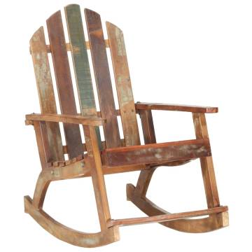 Garden Rocking Chair - Solid Reclaimed Wood | HipoMarket