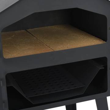 Outdoor Charcoal Pizza Oven with Fireclay Stones - HipoMarket